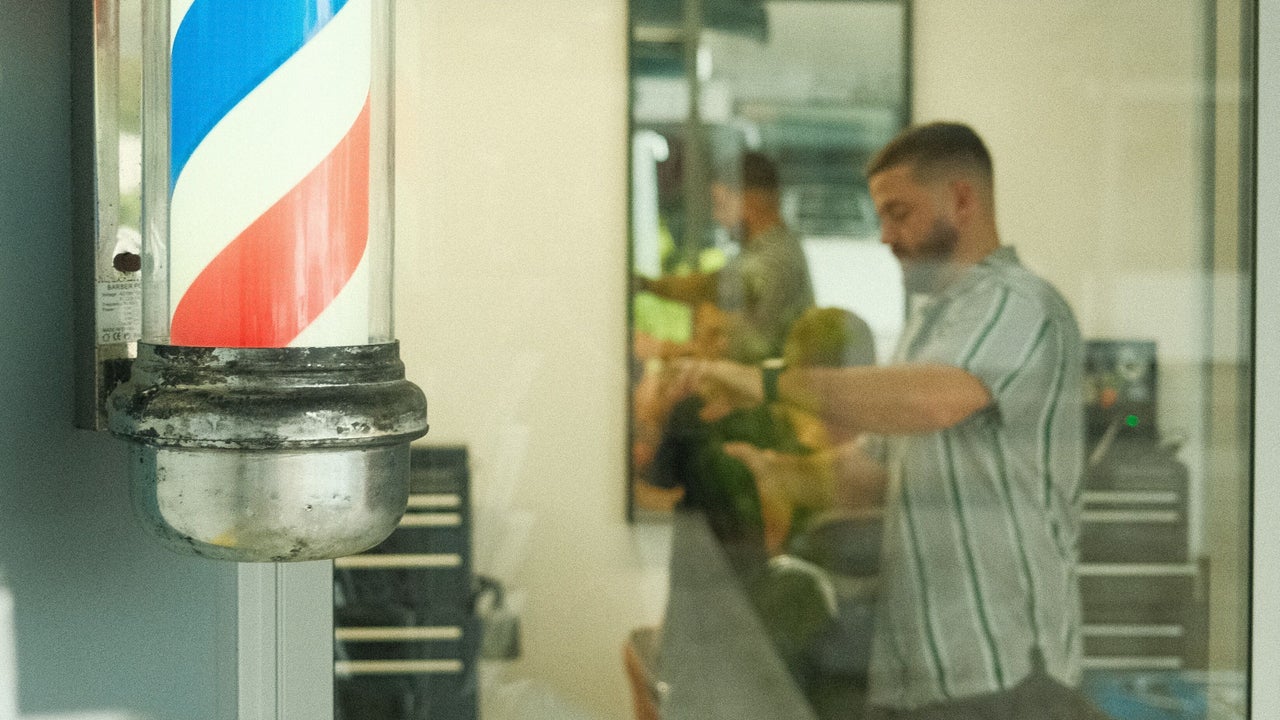 Backbone Barbershop interior